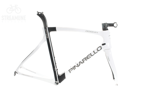 Pinarello Dogma F8 685 White/Black - Carbon Road Bike Frame - Grade: Ex-Display Bike Pre-Owned 