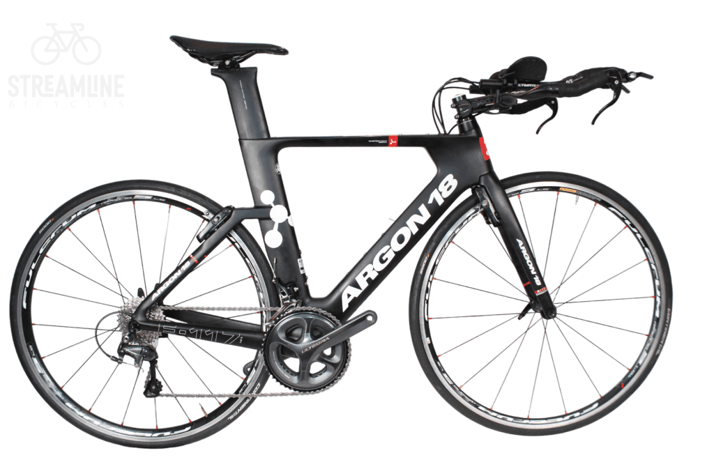 Argon 18 E117 - Carbon Aero Time Trial Triathlon Bike - Grade: Excelle